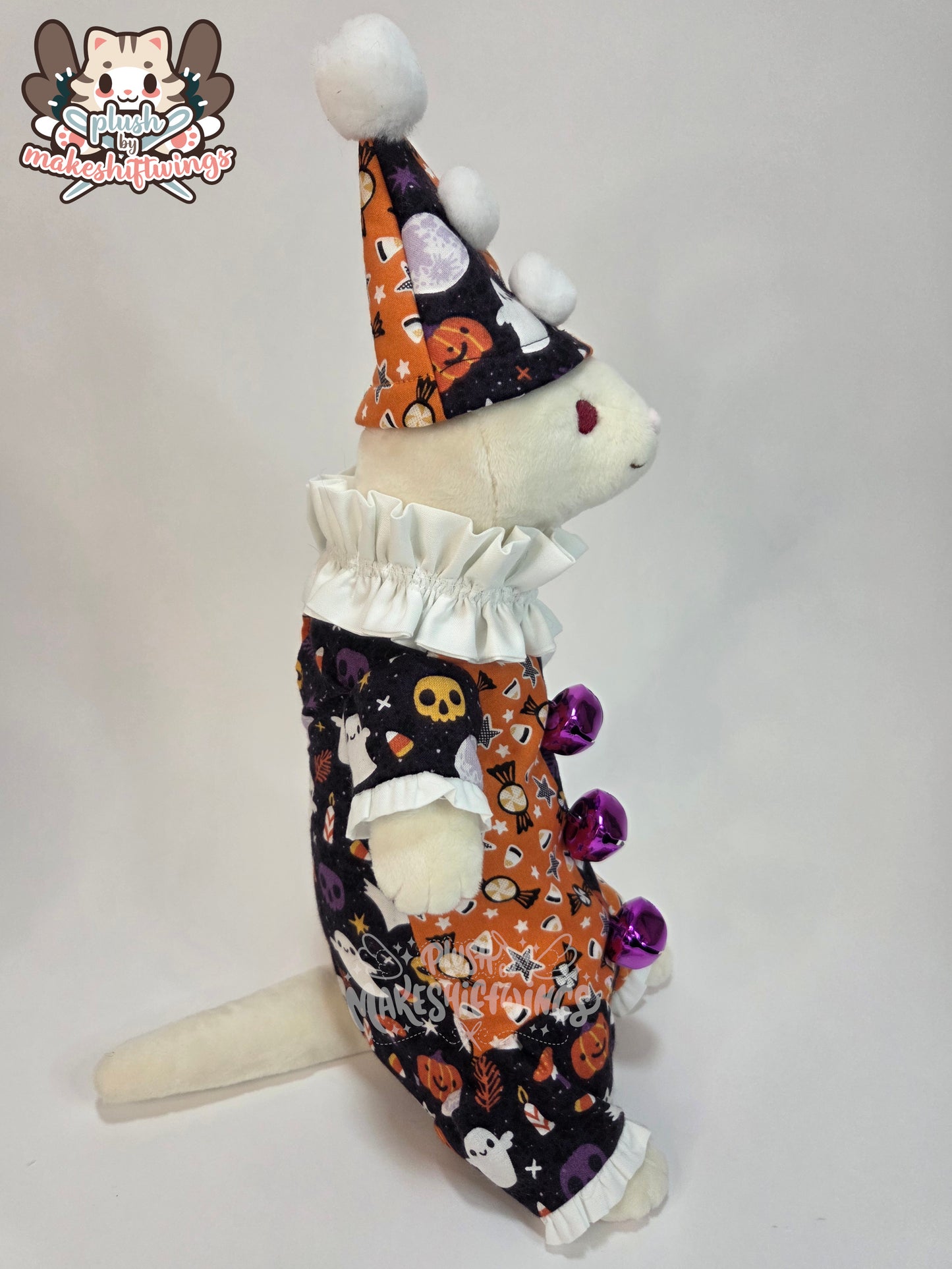 SEWING PATTERN - Ferret plush with clown costume
