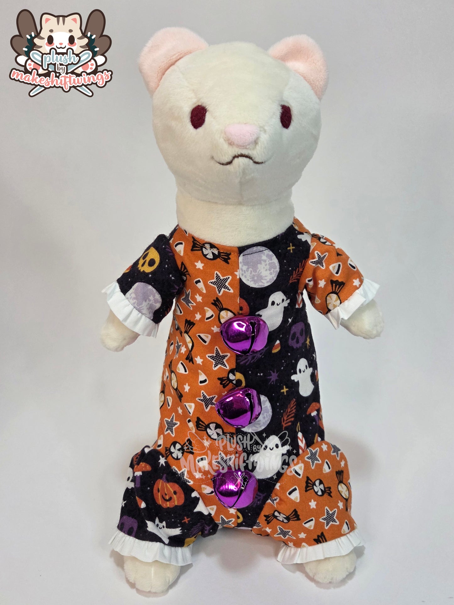SEWING PATTERN - Ferret plush with clown costume