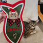 SEWING PATTERN - Fish-Shaped Cat Stocking and ITH Cat Face