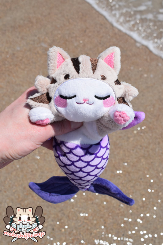 Mermaid Shifty plush by me, base pattern by syleniscrafts
